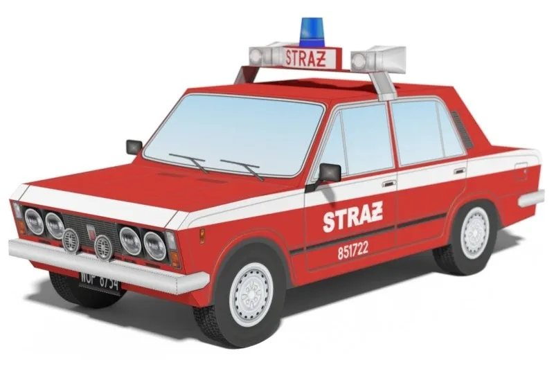 Fiat 125p Požiarnici